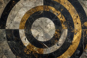 Ancient surreal meander roman, greek geometric patterns on marble. Luxurious stone designs and patterns on a rich marble background, exuding elegance and classical style