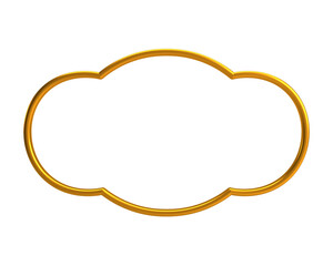 Decorative Islamic Frame, golden frame, decorative frame