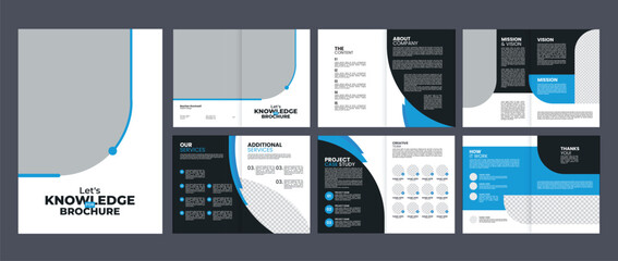 company business brochure magazine design template, profile brochure for creative annual report business proposal brochure template design 