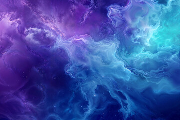 abstract blue and purple painting background, digital galaxy texture pattern