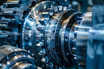 Industrial machine for background