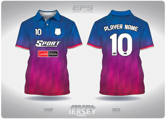 EPS jersey sports shirt vector.Dimensional louvre pattern design, illustration, textile background for sports poloshirt, football jersey poloshirt