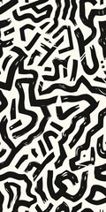 Geometric abstraction in black and white