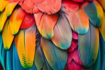 Obraz premium colorful feathers 