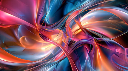 abstract graphic art wallpaper background computer, generative ai