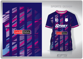 Vector sports shirt background image.purple gradient painted pattern design, illustration, textile background for sports t-shirt, football jersey shirt