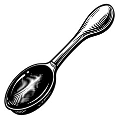 spoon isolated on white