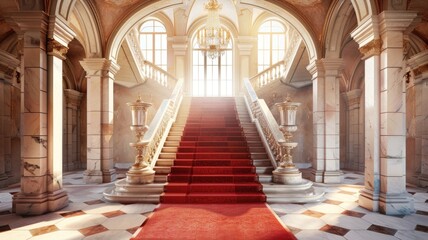 Obraz premium Background of an interior castle picture