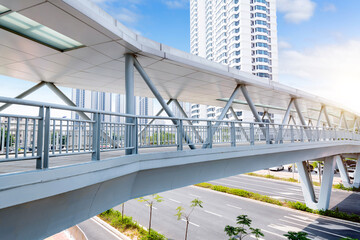 Structure of the pedestrian overpasses