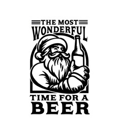 the most wonderful time for a beer svg