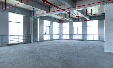 Naklejka premium Interior view of empty office