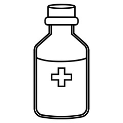 bottle of medicine