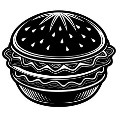 food burger vector