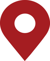 Location red icon. Location icon. Map marker pointer icon set. GPS location symbol collection.
