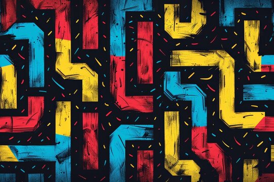 A colorful background bursting with vibrant hues