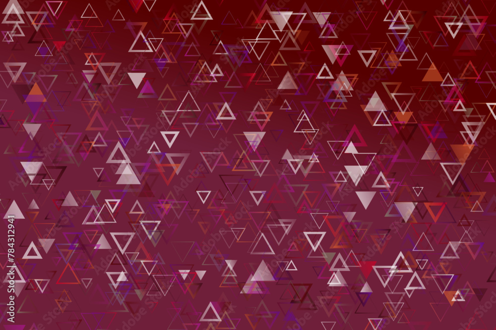 Poster gradient geometrical polygon web page background - chaotic abstract vector graphic with triangles