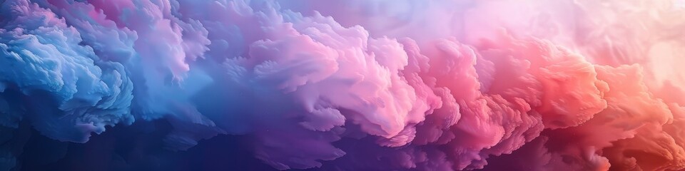 Abstract colorful pink and blue clouds as background or texture