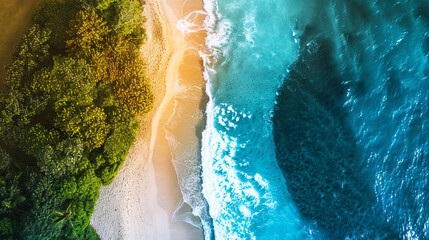 Fototapeta premium land and ocean 