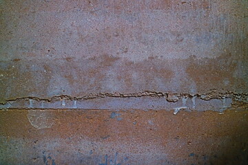 texture of rammed earth wall 