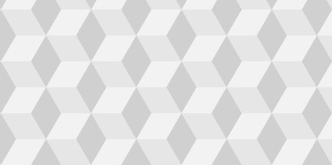 Abstract cubes geometric tile and mosaic wall or grid backdrop hexagon technology wallpaper background. white and gray geometric block cube structure backdrop grid triangle texture vintage design.