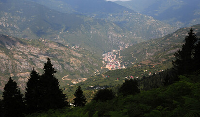 A view from Macka, Trabzon, Turkey - obrazy, fototapety, plakaty