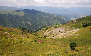 Fototapeta premium The plateaus in Trabzon, Turkey, are quite beautiful.