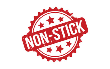 Non Stick rubber grunge stamp seal vector