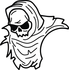 isolate mummy character on background