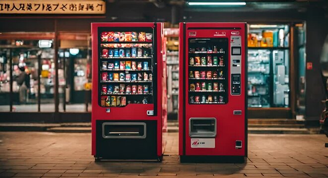 Vending machine in Japan.