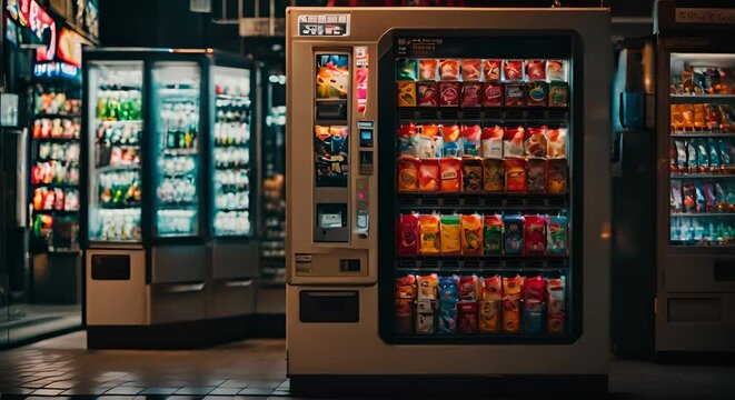 Vending machine in Japan.