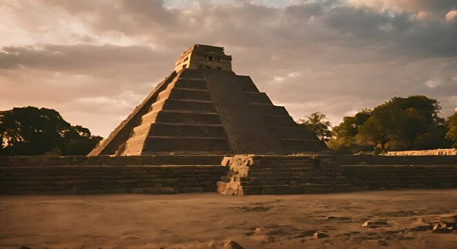 Pyramid of the Aztec empire.