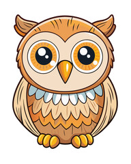 owl on vector