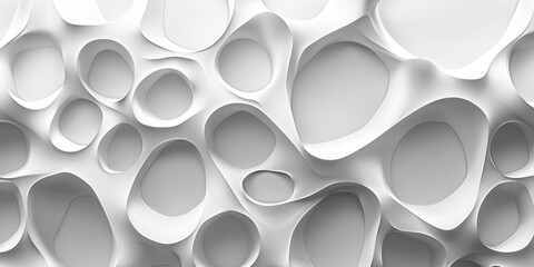 Abstract white background with circles