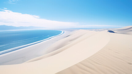 desert sand dunes.