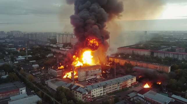 Drone attack