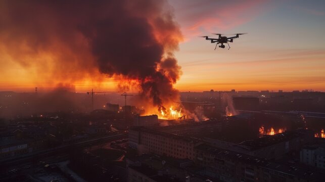 Drone attack