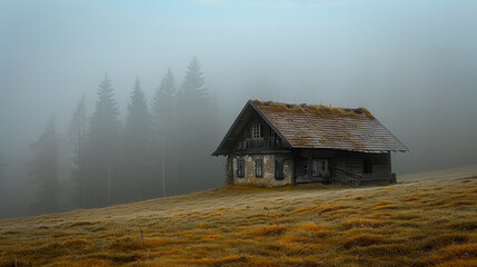 Solitude in the Fog: A House in the Wilderness