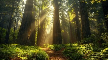 Fototapeta na wymiar Majestic Redwood