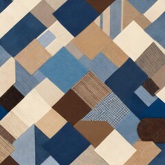  Seamless abstract geometric pattern. Textile design