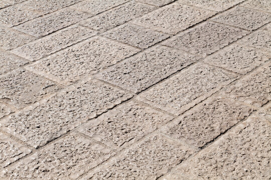 Pavimento nel centro storico - dettaglio