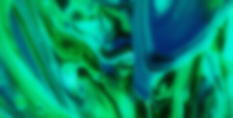 Luminous Green Abstraction: Contemporary Glassy Background