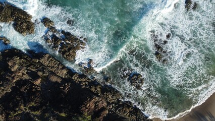 Beautiful shot of a seascape during the day in summer