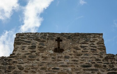 Fototapeta na wymiar Templar castle in Tomar Portugal