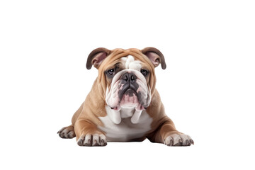 An isolated Bulldog with a transparent background.