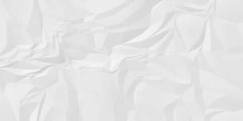 White wrinkly backdrop paper background. panorama grunge wrinkly paper texture background, crumpled pattern texture. paper crumpled texture. white fabric crushed textured crumpled.