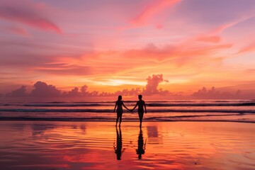 Fototapeta premium Ethereal Twilight Stroll