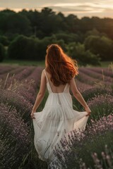 Dancing Amidst Lavender Dreams