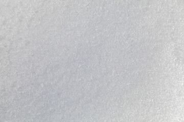 Fresh white snow as an abstract background