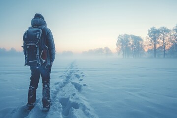 Solitude in Snow