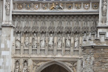 Beautiful view of the Westminster Abbey in London, UK